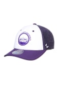 K-State Wildcats White Fan Focus Dakota Adjustable Hat