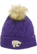 Purple K-State Wildcats Tina Womens Knit Hat