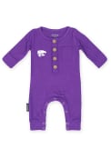 K-State Wildcats Baby Beck One Piece Pajamas - Purple