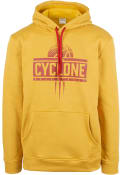 Iowa State Cyclones Basketball Quincy Hooded Sweatshirt - Gold