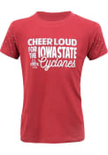 Iowa State Cyclones Girls Reta Fashion T-Shirt - Blue