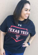 Under Armour Texas Tech Red Raiders Black Base Tee