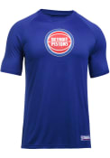 Under Armour Detroit Pistons Blue Authentic Logo Tee