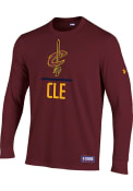 Under Armour Cleveland Cavaliers Red Lockup Tee