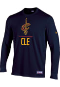 Under Armour Cleveland Cavaliers Navy Blue Lockup Tee