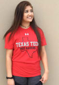 Under Armour Texas Tech Red Raiders Red Charged Cotton Tee