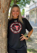 Texas Tech Red Raiders Under Armour Throwback Circle Wreck Em Tech T Shirt - Black