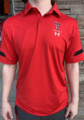 Texas Tech Red Raiders Under Armour Elevated Polo Shirt - Red