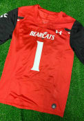 Under Armour Mens Red Cincinnati Bearcats Replica Football Jersey