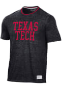 Texas Tech Red Raiders Under Armour Gameday Double Ringer Fashion T Shirt - Black