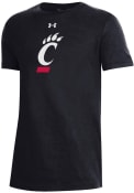 Under Armour Youth Black Cincinnati Bearcats Primary Logo T-Shirt
