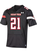 Texas Tech Red Raiders Under Armour Premier Replica Football Jersey - Black