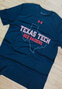 Texas Tech Red Raiders Under Armour State T Shirt - Black