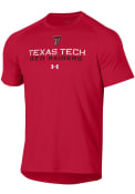 Texas Tech Red Raiders Under Armour Tech Name Drop T Shirt - Red