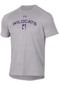 Northwestern Wildcats Under Armour Tech T Shirt - Grey