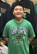 Notre Dame Fighting Irish Under Armour 2020 College Football Playoff Bound T Shirt - Green