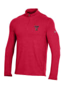 Texas Tech Red Raiders Under Armour Charged Cotton 1/4 Zip Pullover - Red