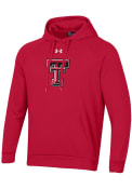 Texas Tech Red Raiders Under Armour All Day Fleece Hooded Sweatshirt - Red