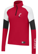 Under Armour Womens Red Cincinnati Bearcats Gameday Qtr Zip