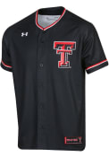 Texas Tech Red Raiders Under Armour Replica Baseball Jersey - Black