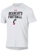Under Armour White Cincinnati Bearcats Football T Shirt