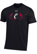 Cincinnati Bearcats Black Football Graphic Under Armour Short Sleeve T Shirt