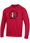 Indianapolis Indians Under Armour All Day Crew Crew Sweatshirt - Red