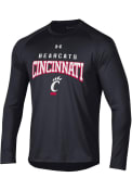 Under Armour Mens Black Cincinnati Bearcats Tech T-Shirt