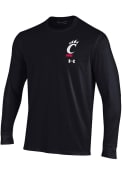 Under Armour Mens Black Cincinnati Bearcats Primary Logo T Shirt