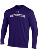 Northwestern Wildcats Under Armour Performance Cotton T Shirt - Purple