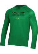 Notre Dame Fighting Irish Under Armour Sideline Performance Hood - Green