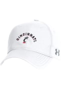 Under Armour White Cincinnati Bearcats Performance 2.0 Adjustable Hat