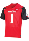 Under Armour Mens Red Cincinnati Bearcats Premier Replica Twill Football Jersey