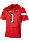 Texas Tech Red Raiders Under Armour Premier Replica Football Jersey - Red