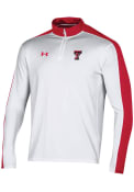 Texas Tech Red Raiders Under Armour Sideline Lightweight 1/4 Zip Pullover - White