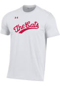 Cincinnati Bearcats White Retro The Cats Script Under Armour Short Sleeve T Shirt