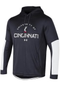 Under Armour Mens Black Cincinnati Bearcats Gameday Tech Terry Hoodie