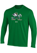 Notre Dame Fighting Irish Under Armour Lockup T Shirt - Green