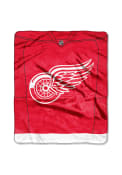 Detroit Red Wings Jersey Raschel Blanket