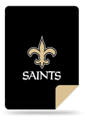 New Orleans Saints 60x72 Silver Knit Throw Blanket