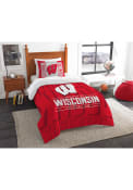 Wisconsin Badgers Modern Take Twin Comforter Set Comforter