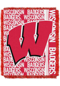 Wisconsin Badgers 46x60 Double Play Jacquard Tapestry Blanket