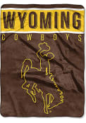 Wyoming Cowboys 60x80 Basic Raschel Blanket