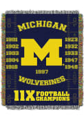 Michigan Wolverines 48x60 Commemorative Tapestry Blanket