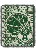 Milwaukee Bucks 46x60 Double Play Jacquard Tapestry Blanket