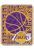 Los Angeles Lakers 46x60 Double Play Jacquard Tapestry Blanket