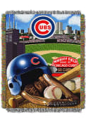 Chicago Cubs 48x60 Home Field Advantage Tapestry Blanket