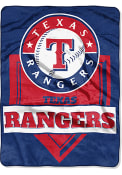 Texas Rangers 60x80 Home Plate Raschel Blanket