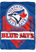 Toronto Blue Jays 60x80 Home Plate Raschel Blanket