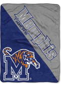 Memphis Tigers Halftone Micro Raschel Blanket